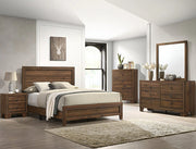 Crown Mark Millie Twin Panel Bed in Brown Cherry image