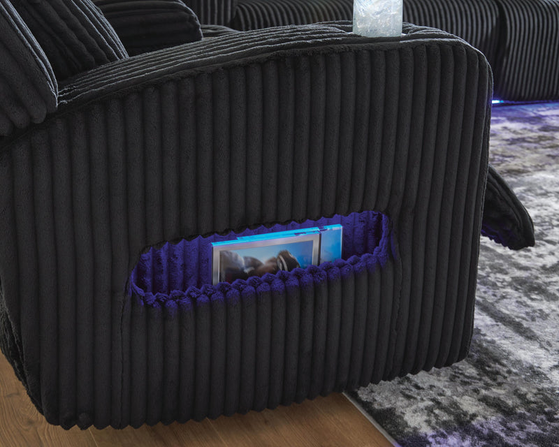 Forest Lake Power Reclining Loveseat with Console