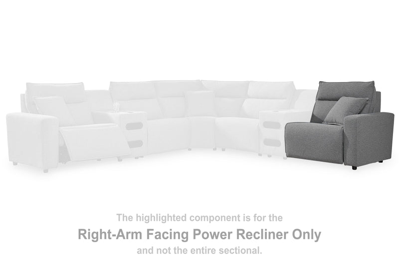 Modmax Reclining Sectional with Audio Console
