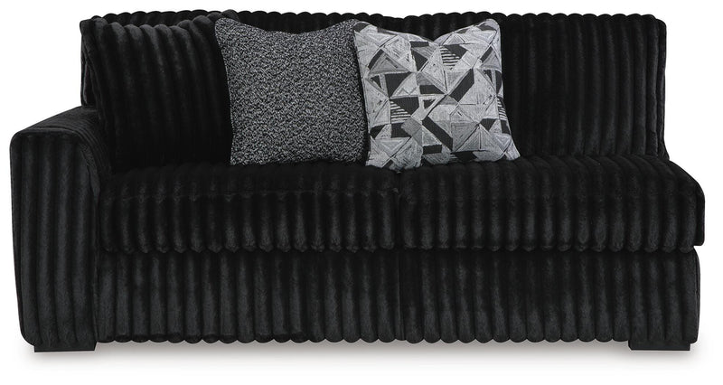 Midnight-Madness Sectional with Chaise