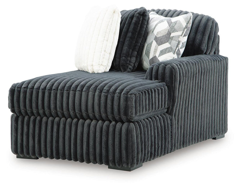 Midnight-Madness Sectional with Chaise