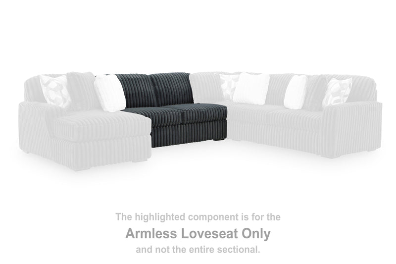Midnight-Madness Sectional with Chaise