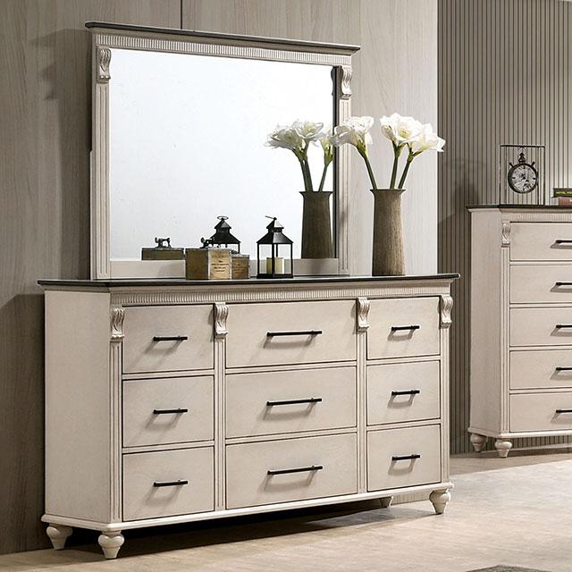 Antique White/Gray