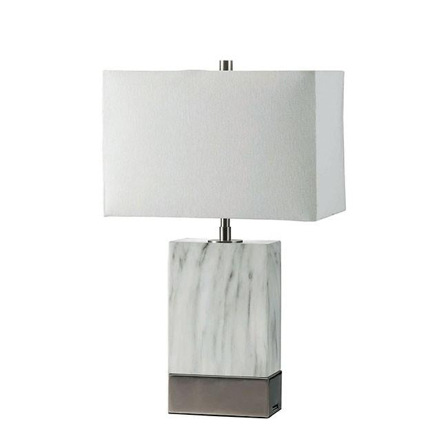 White Marble/Silver