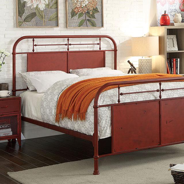 Distressed Red