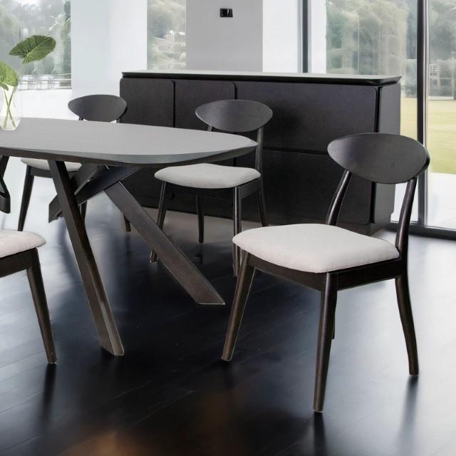 Beale Dining Chair (2/CTN) Natural, Brown, & Beige