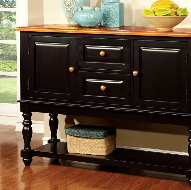 Black/Antique Oak