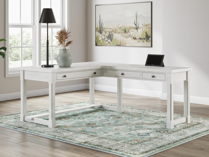 Robbinsdale L-Shaped Home Office Desk