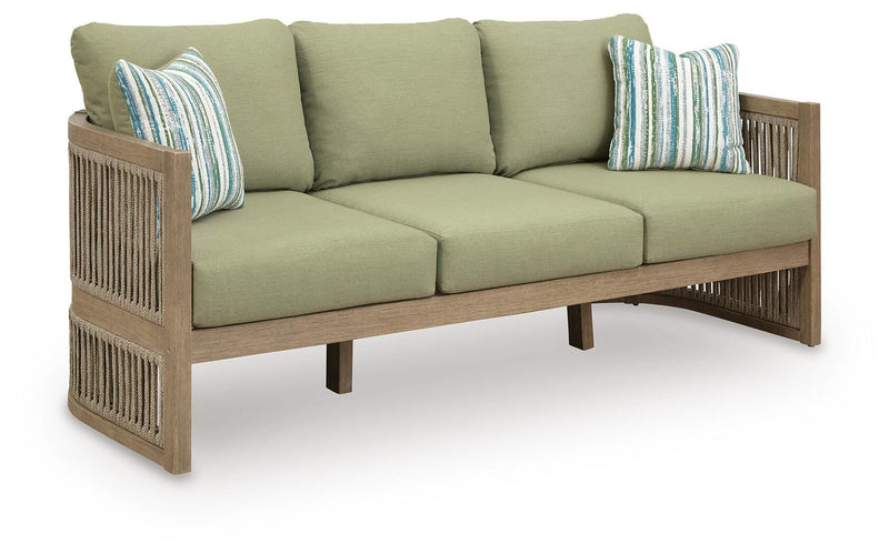 Serena Shores Outdoor Sofa with Cushion