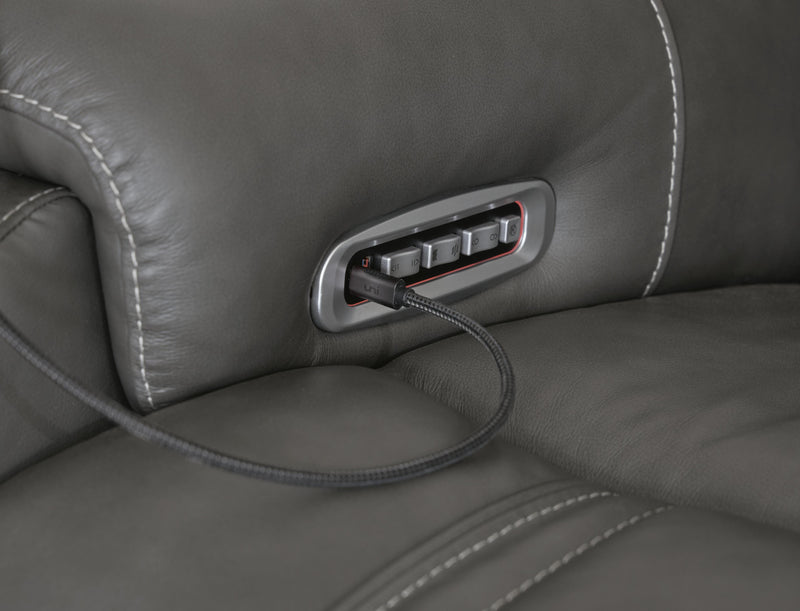 5Z - Pittson Power Sectional Reclining Sofa