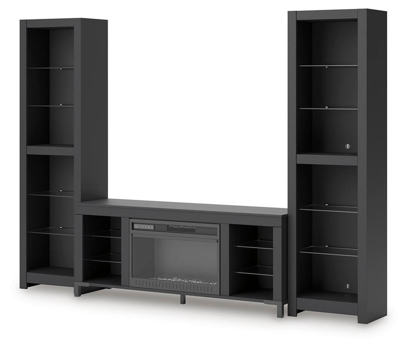 Cayberry Entertainment Center with Electric Fireplace