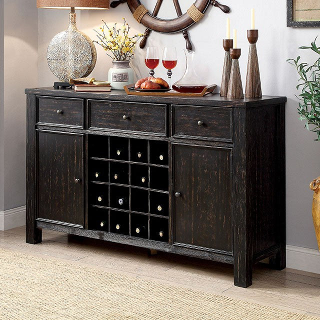 Sania 5 Pc Counter Ht Table Set Rustic
