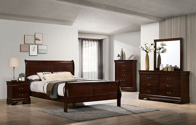 Louis Philippe Bed Cherry