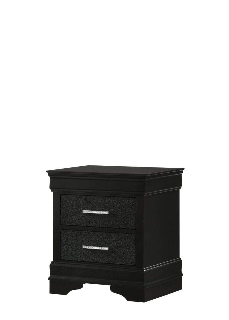 Amalia Nightstand Black